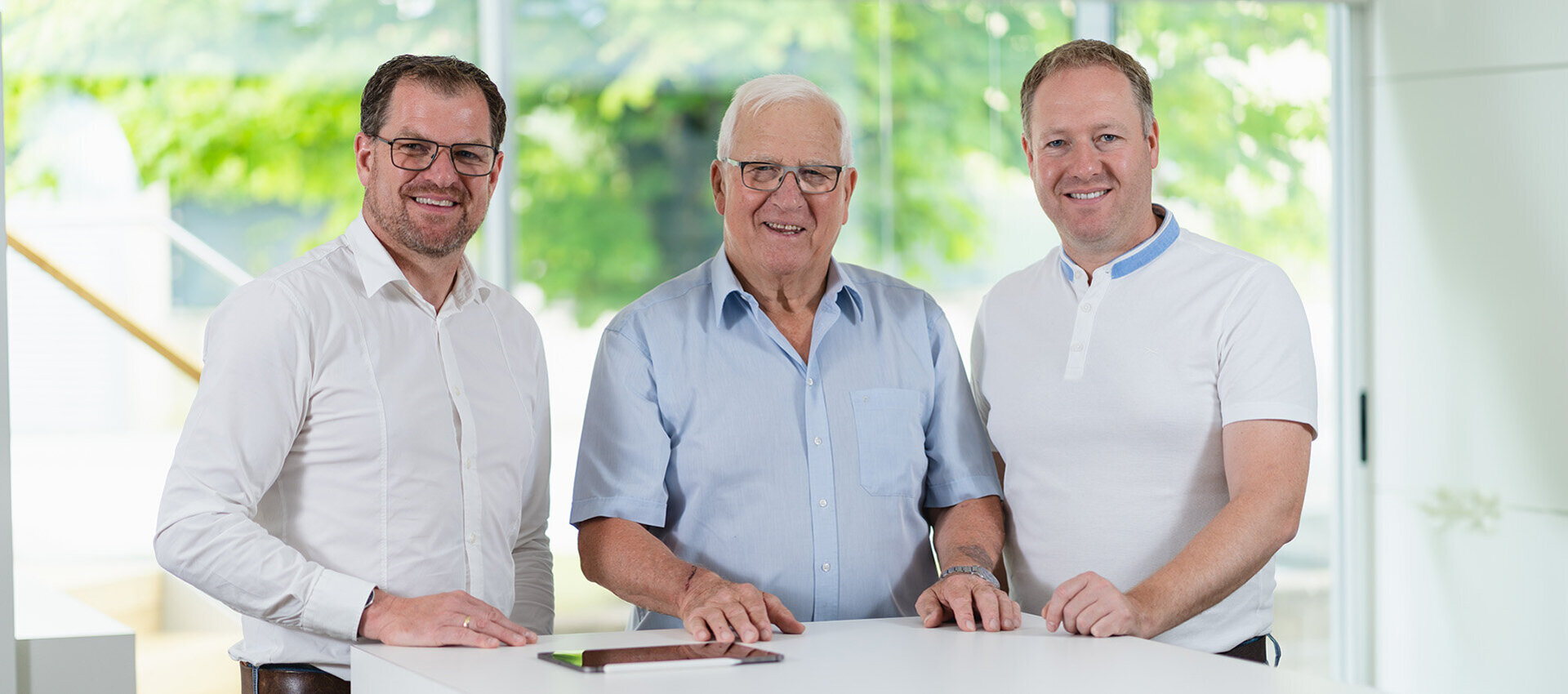 Egon Zillinger und Söhne Rainer und Michael