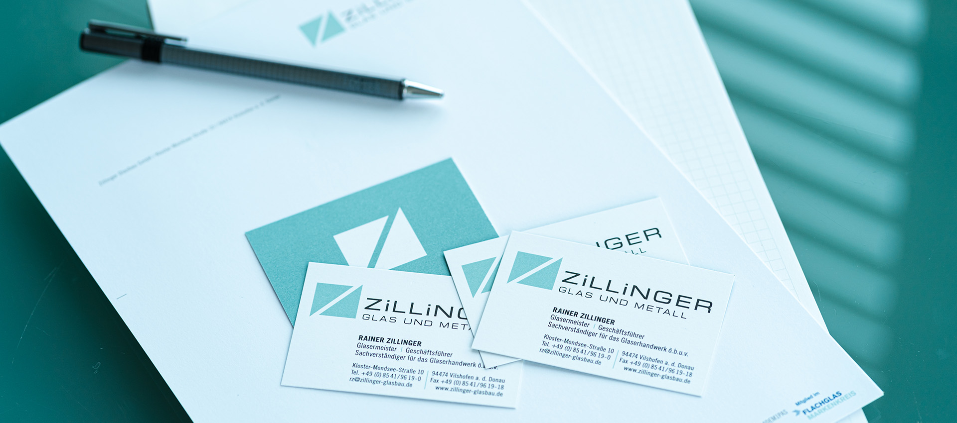 Visitenkarten und Werbemittel